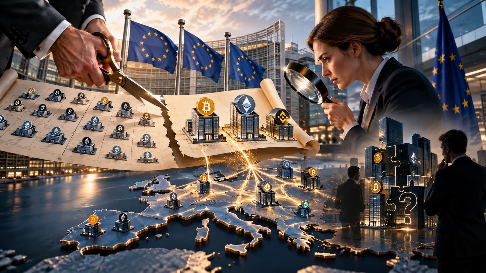 El Consejo recorta el plan para vigilar exchanges y complica la supervisión cripto en Europa.