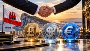 Gibraltar explora consorcio de stablecoins de libra dólar y euro con ADI.