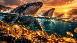 Las ballenas de Bitcoin suman 86.702 BTC en tres semanas.