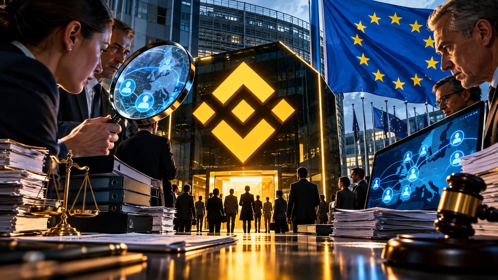Reguladores europeos examinan cómo Binance sigue atendiendo clientes sin licencia MiCA.