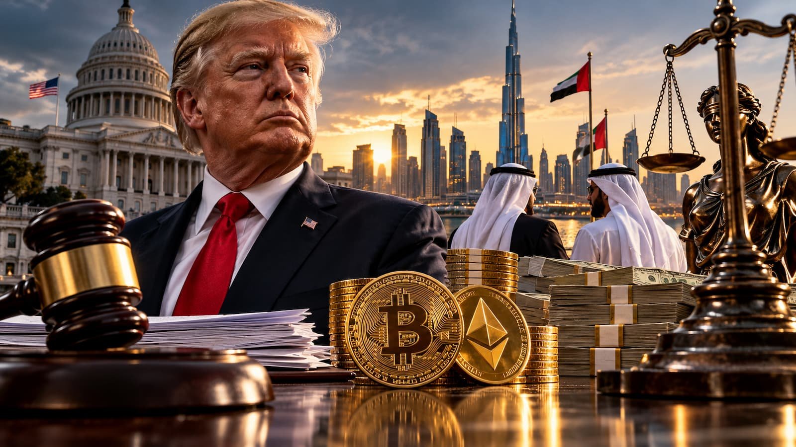 Trump y World Liberty afrontan una demanda por dos operaciones cripto.